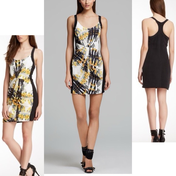 Rebecca Minkoff Joshua Silk Floral Print Racerback Mini Dress Women’s Size 2
